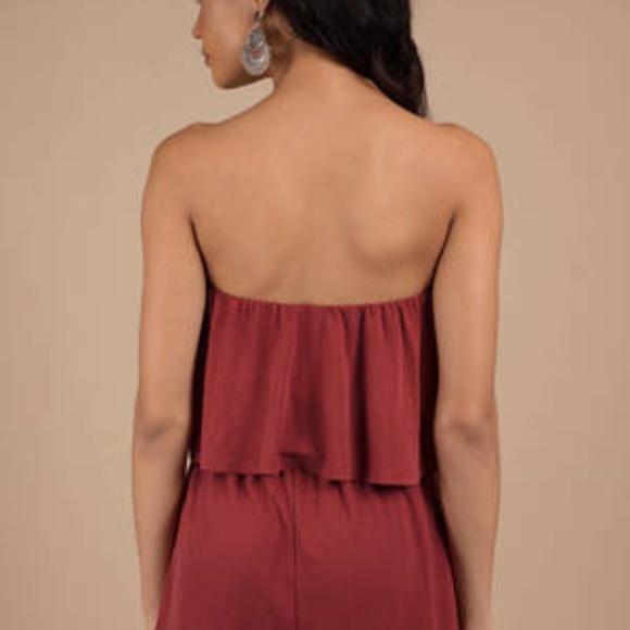 Tobi "WHAT A FEELING STRAPLESS ROMPER" - Picture 2 of 5